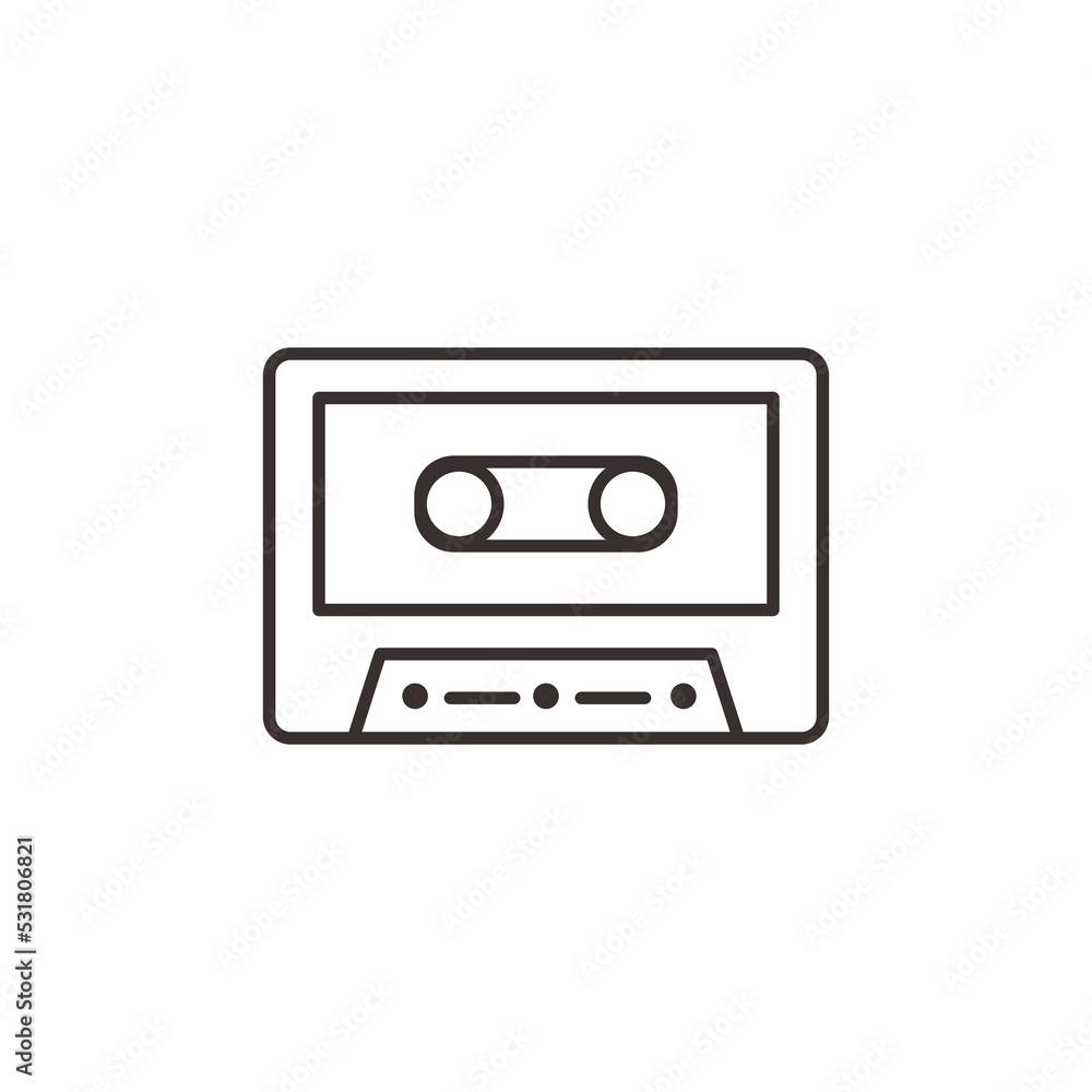 Cassette tape, Audio cassette tape isolated vector old music retro player. Retro music audio cassette 80s blank mix. Cassette tape, Audio cassette tape isolated vector old music retro player. Retro music audio cassette 80s blank mix.