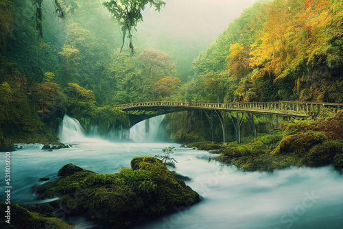 waterfall in the forest