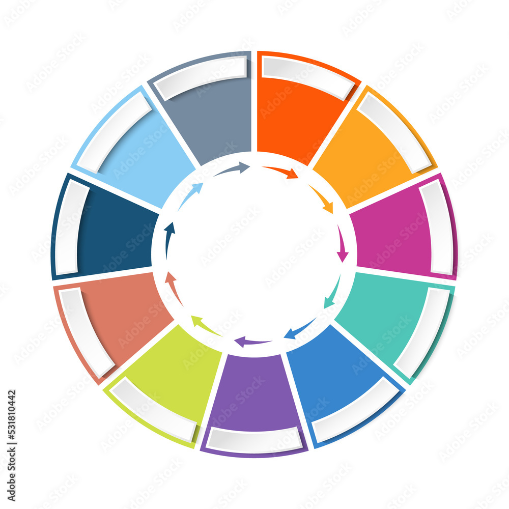 Basic circle infographic with 11 steps, process or options. Basic circle infographic with 11 steps, process or options.