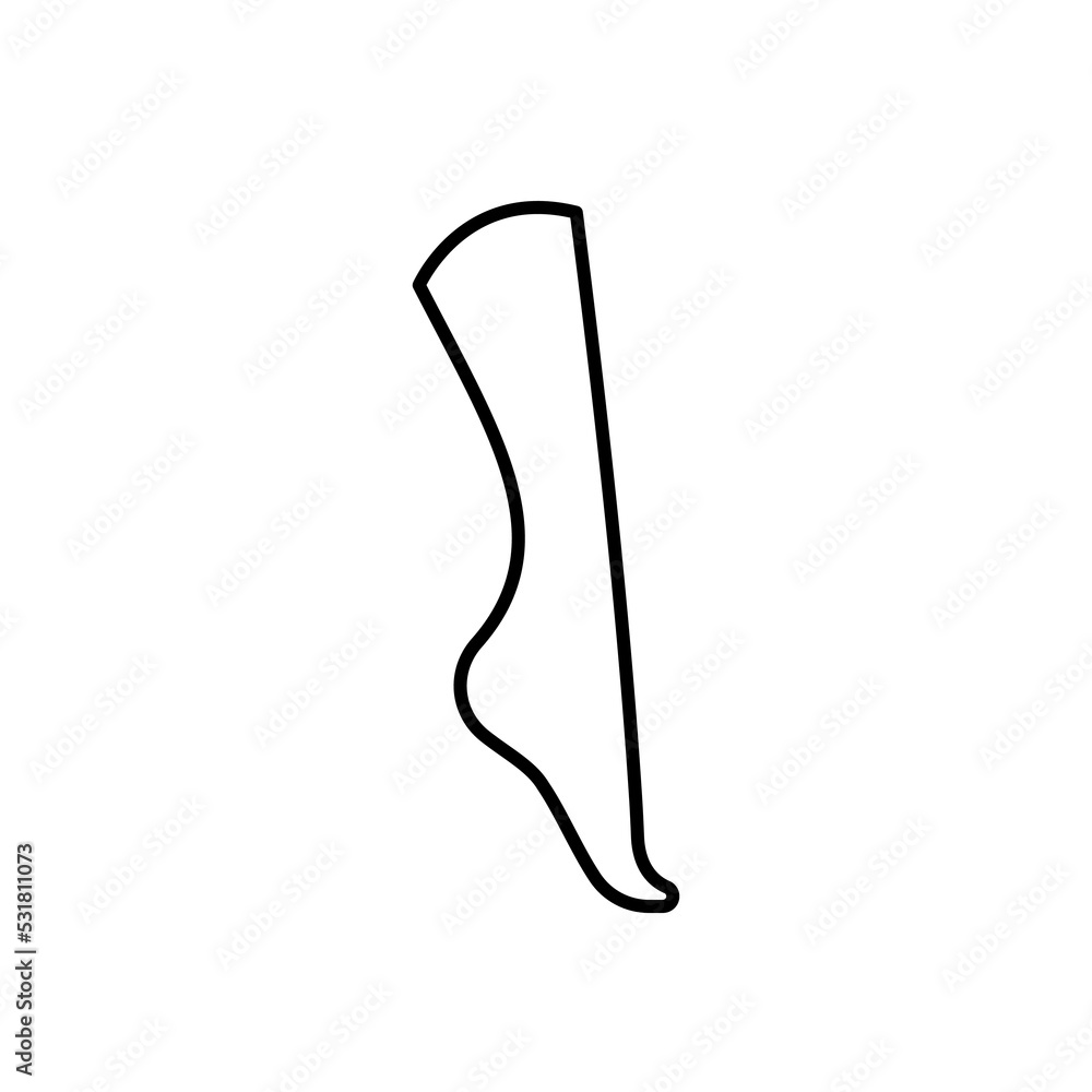 Elegant womens socks outline vector icon. EPS 10.. Cotton female product sign... Stylish socks badge. Woolen clothin.... Warm, autumn feminine concept. Illustration for print, app, web design, dev ui Elegant womens socks outline vector icon. EPS 10.. Cotton female product sign... Stylish socks badge. Woolen clothin.... Warm, autumn feminine concept. Illustration for print, app, web design, dev ui