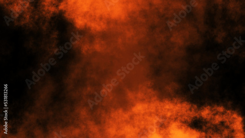 fiery background .waving smoke on a black background. hell background