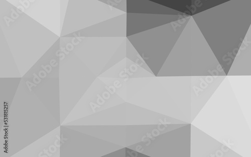 Light Silver, Gray vector abstract mosaic backdrop. © Dmitry