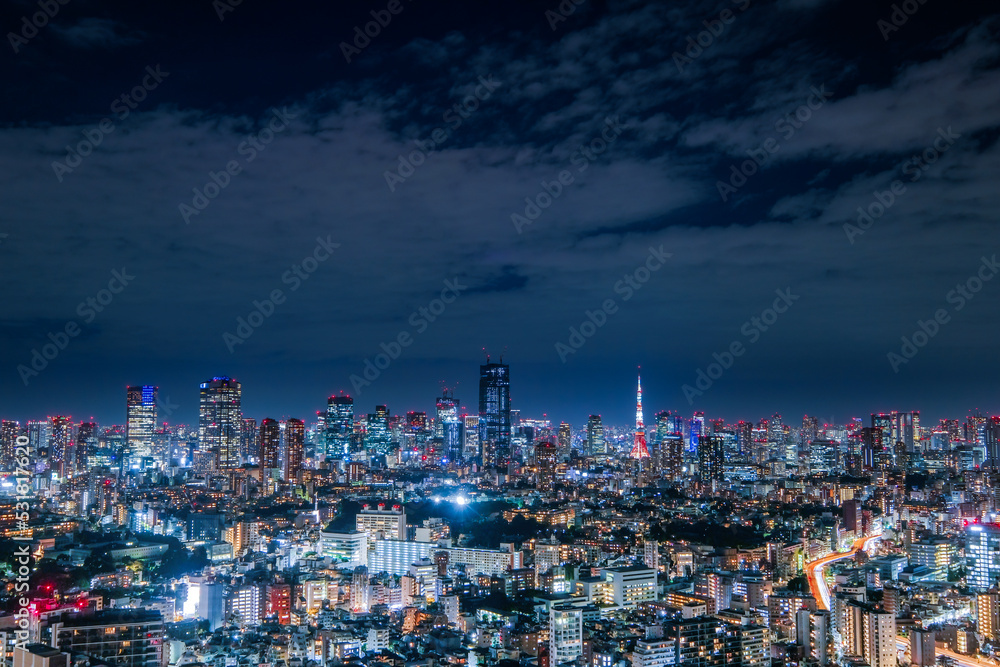 恵比寿ガーデンプレイス展望台からの東京の夜景