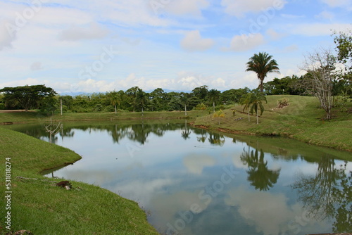 golf course lake