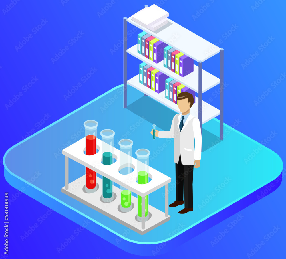 Scientist make laboratory analysis with equipment. Idea of education, chemistry, science. Laboratory assistant conducts scientific experiment, chemical research. Researcher work with liquid in flask Scientist make laboratory analysis with equipment. Idea of education, chemistry, science. Laboratory assistant conducts scientific experiment, chemical research. Researcher work with liquid in flask