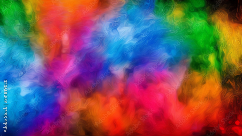Explosion of color abstract background #18