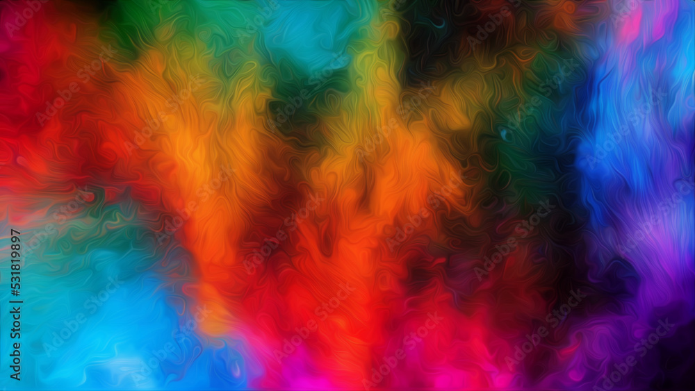 Explosion of color abstract background #42