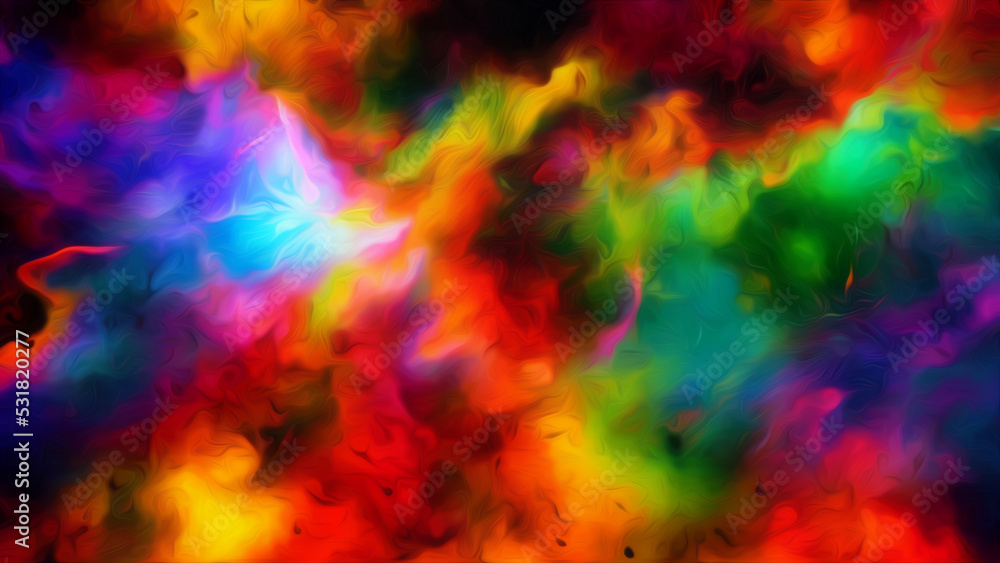 Explosion of color abstract background #62