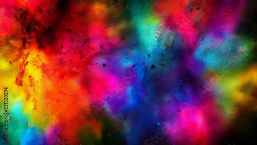 Explosion of color abstract background #66