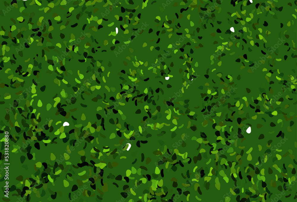Light Green, Red vector pattern with chaotic shapes. Light Green, Red vector pattern with chaotic shapes.