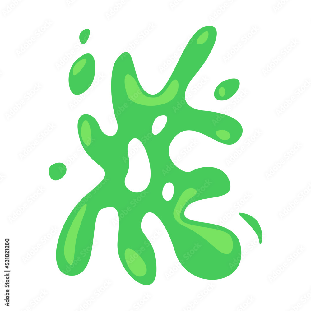 Toxic green slime flat for web design. Cartoon slimy goo splashes isolated vector illustration. Decorative shapes and liquid borders for design Toxic green slime flat for web design. Cartoon slimy goo splashes isolated vector illustration. Decorative shapes and liquid borders for design