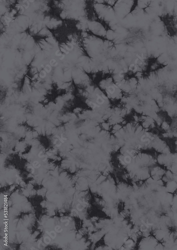 Grey tie dyed pattern Seamless textile repeat print background