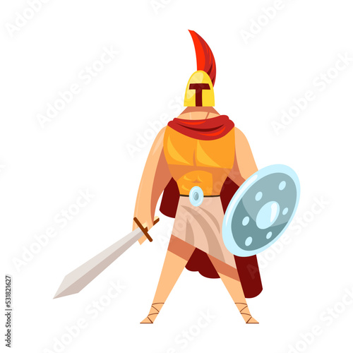 Greek mythology character. Athena, Hephaestus, Ares, Poseidon, Zeus, Dionysus, Aphrodite, Apollo