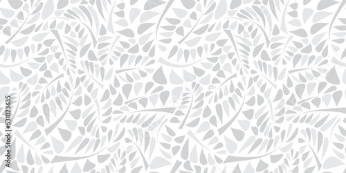 Organic motif  botanical motif background. Seamless pattern.Vector.                                             