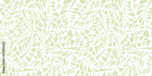 Organic motif, botanical motif background. Seamless pattern.Vector.スタイリッシュな有機的パターン