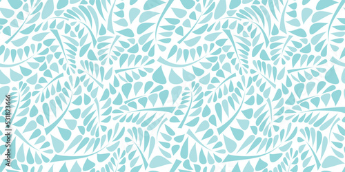 Organic motif, botanical motif background. Seamless pattern.Vector.スタイリッシュな有機的パターン