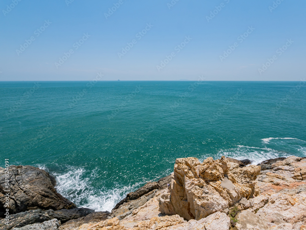 Sunny view of the landscape near Dahan Strongpoint Sunny view of the landscape near Dahan Strongpoint