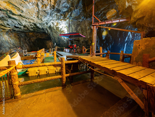 Interior view of the Beihai Tunnel