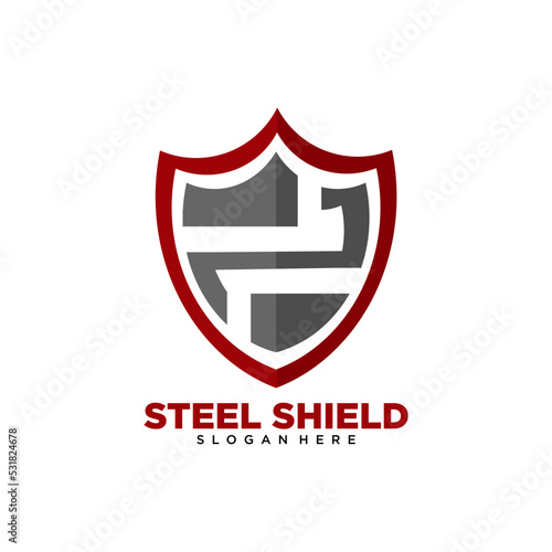 Free Download Shield logo. shield shaped icon vector - GFXLoad