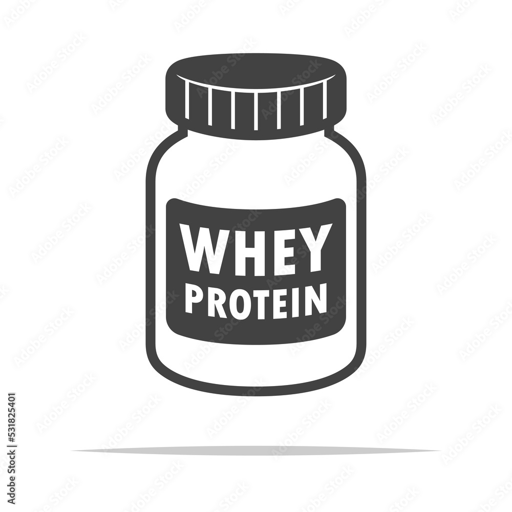 Whey protein icon transparent vector isolated Whey protein icon transparent vector isolated