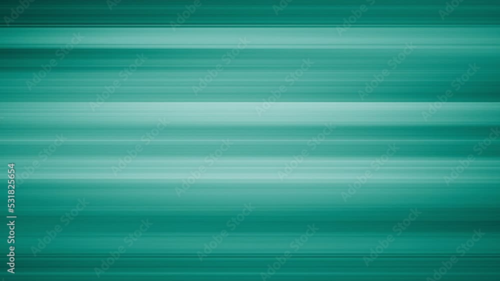 Seamless loop abstract modern green turquoise striped gradient lines background. 4K animation  motion striped lines background with the effect of shadows and volume. Abstract design. 4k Loopable.