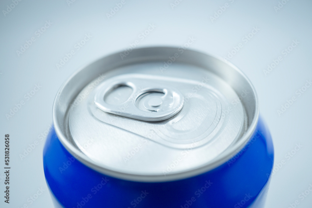 Empty space aluminum can lid isolated on white Empty space aluminum can lid isolated on white