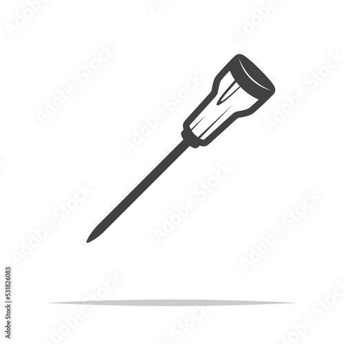 Ice pick tool icon transparent vector isolated
