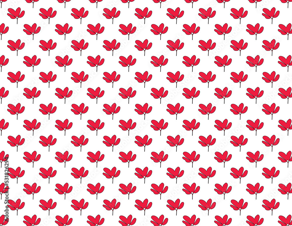 seamless pattern background with flowers and leaves seamless pattern background with flowers and leaves