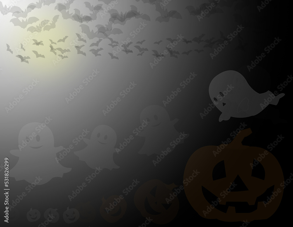 Fototapeta premium abstract background with halloween symbol