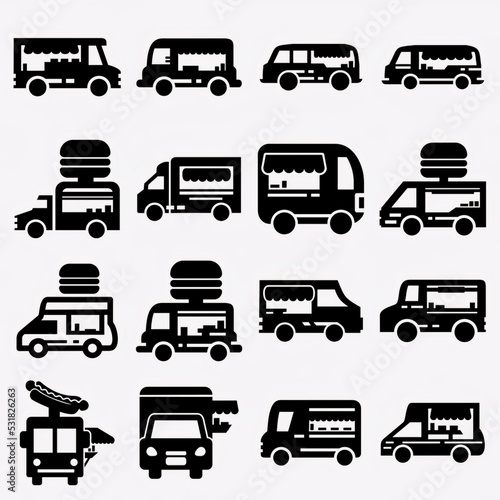 Big set of food icons