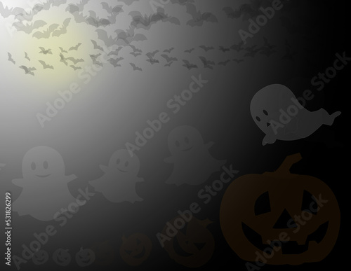 abstract background with halloween symbol
