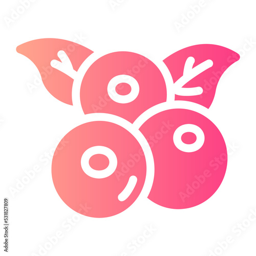 blueberry gradient icon