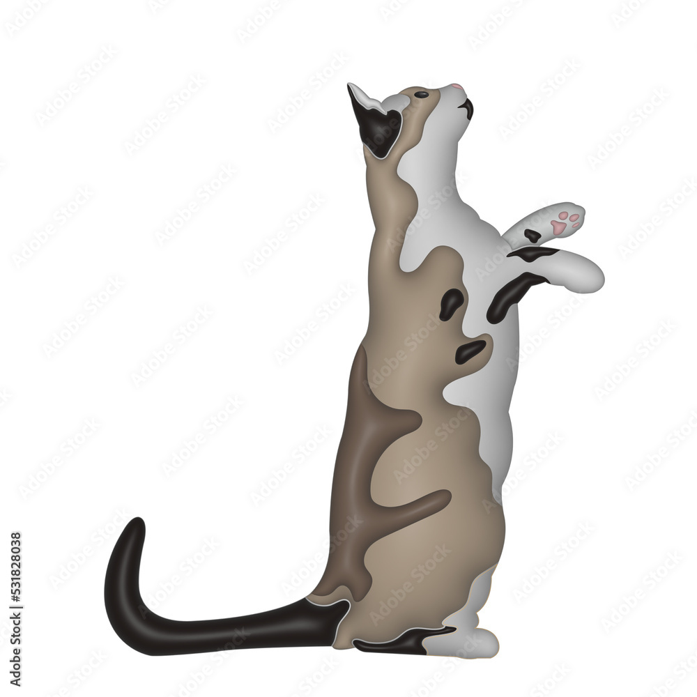 cat in cat in transparent background image background image Stock