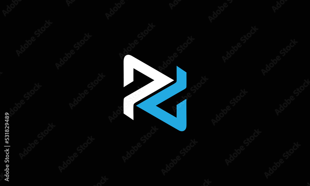 PD abstract vector logo monogram template PD abstract vector logo monogram template