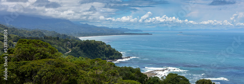 Costa Rica, view looking towards Osa Penninsula photo