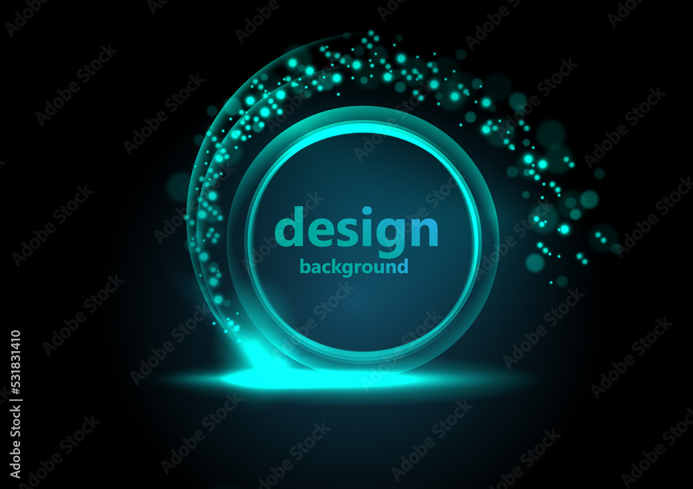 Abstract circle light blue background image Abstract circle light blue background image