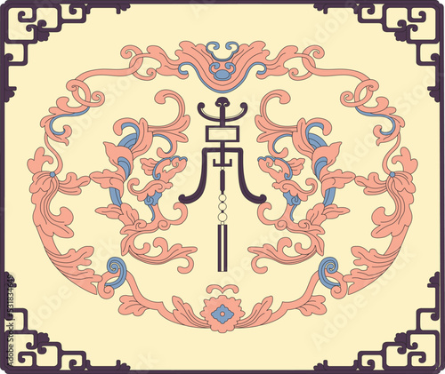 Vietnamese Traditional Decorative Art, Asian Pattern
