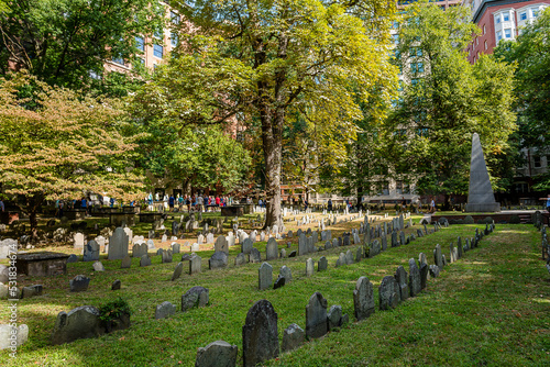 The historical landmarks and sites of Boston, Massachusetts.