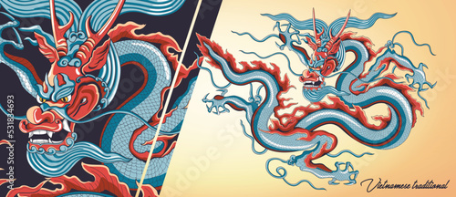 Vietnamese Traditional Decorative Art, Asian Pattern