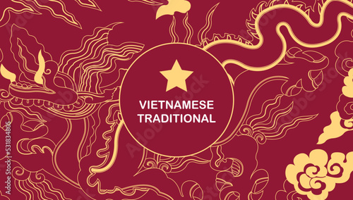 Vietnamese Traditional Decorative Art, Asian Pattern