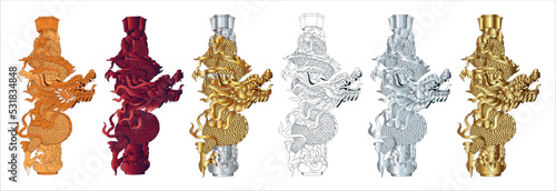 Vietnamese Traditional Decorative Art, Asian Pattern