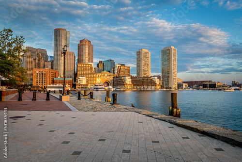 The historical landmarks and sites of Boston, Massachusetts. photo