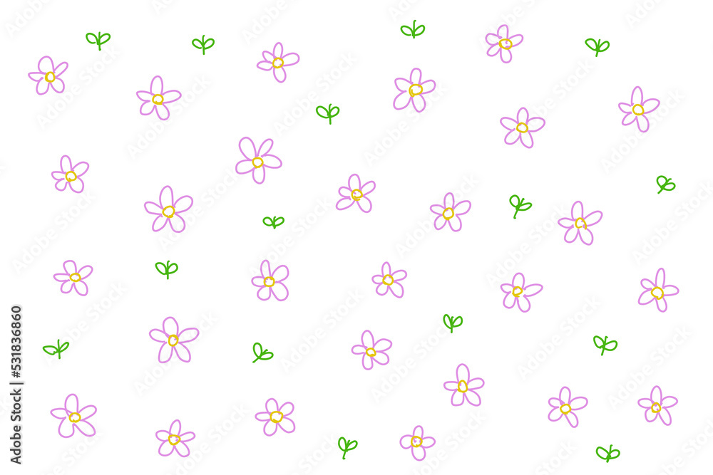 flower on white background paper art card flower on white background paper art card
