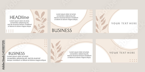 Powerpoint business presentation templates set. geometric style.Use for  presentation background, brochure design, website slider, landing page, annual report, company profile, facebook banner.