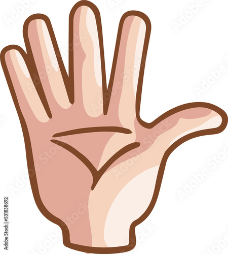Hand Gesture Cartoon