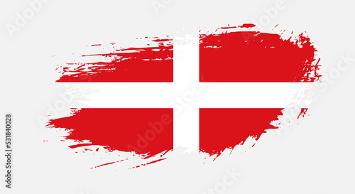 Free hand drawn grunge flag of Sovereign Military Order of Malta on isolated white background