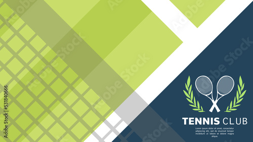 Tennis court , Illustrations for use in online sporting events , Illustration Vector  EPS 10