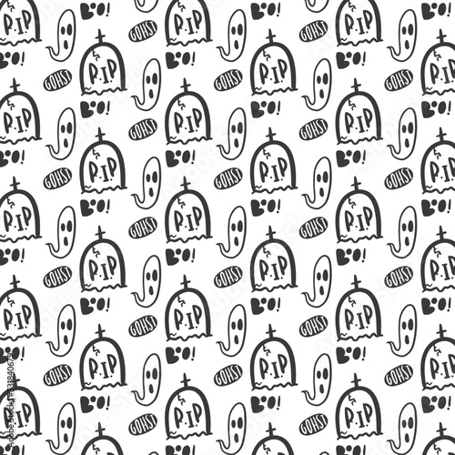 Halloween vector Pattern