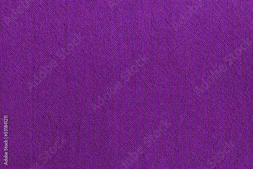 Purple fabric cloth texture background, seamless pattern of natural textile.