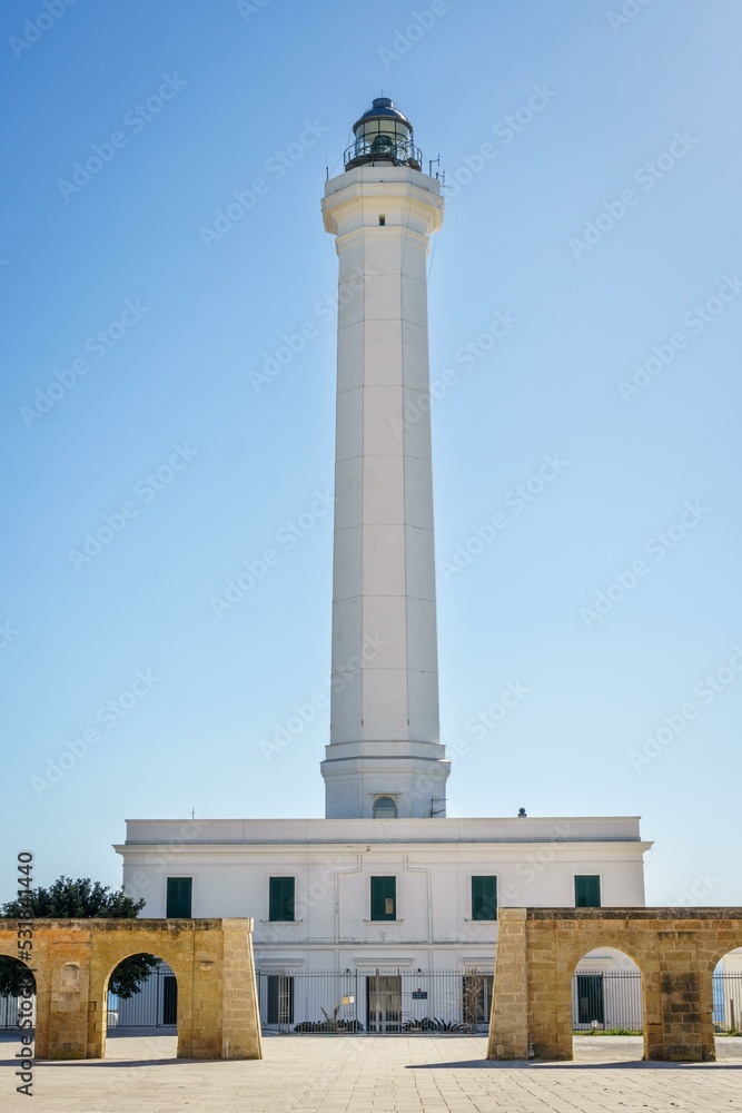 Lighthouse, Leuca di Santa Maria, Puglia, Italy, Europe